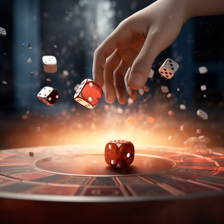 Seorang pria menikmati hiburan badminton dan permainan casino di hwg500 dengan bonus mingguan